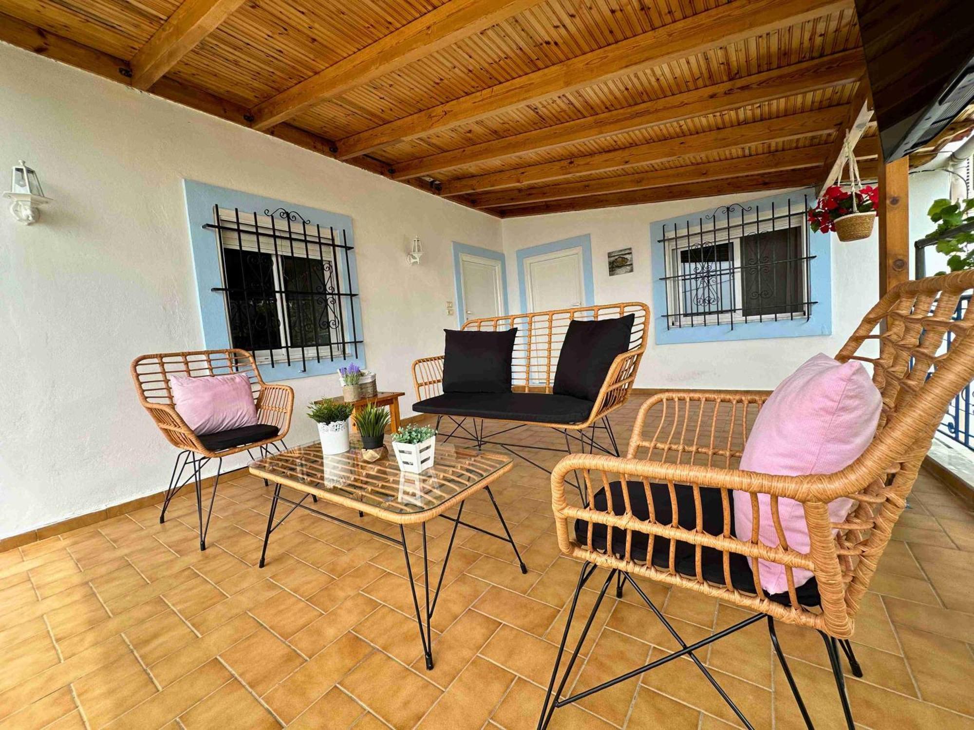 Kalderimi View House Villa Dhermi Ngoại thất bức ảnh