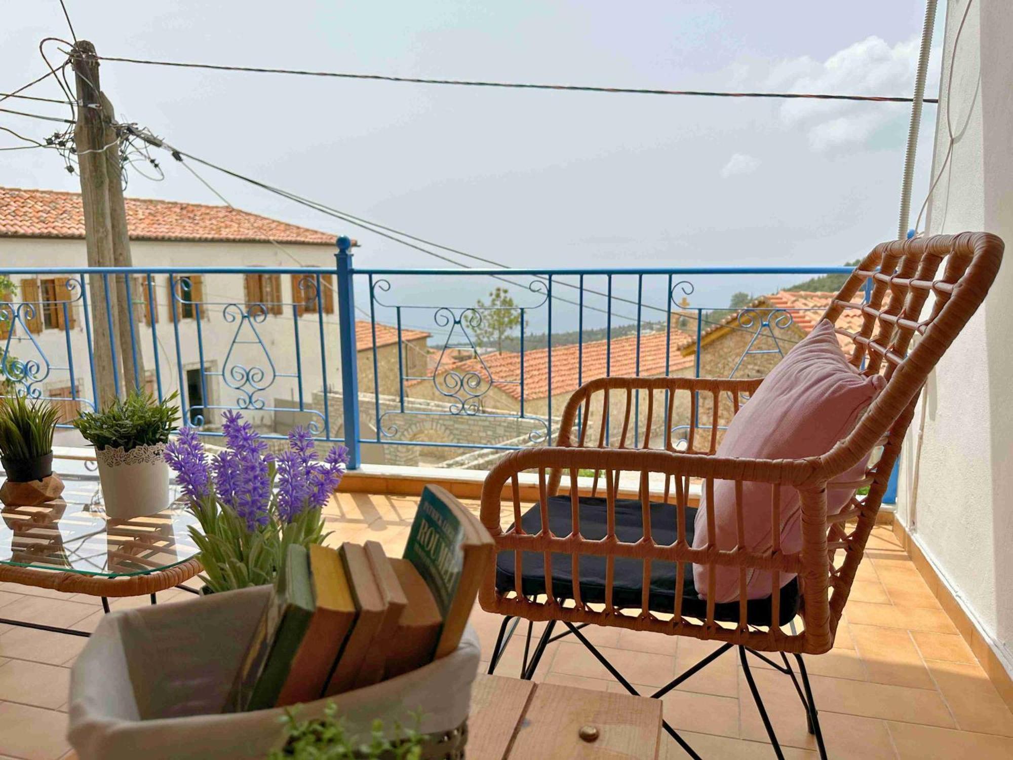 Kalderimi View House Villa Dhermi Ngoại thất bức ảnh