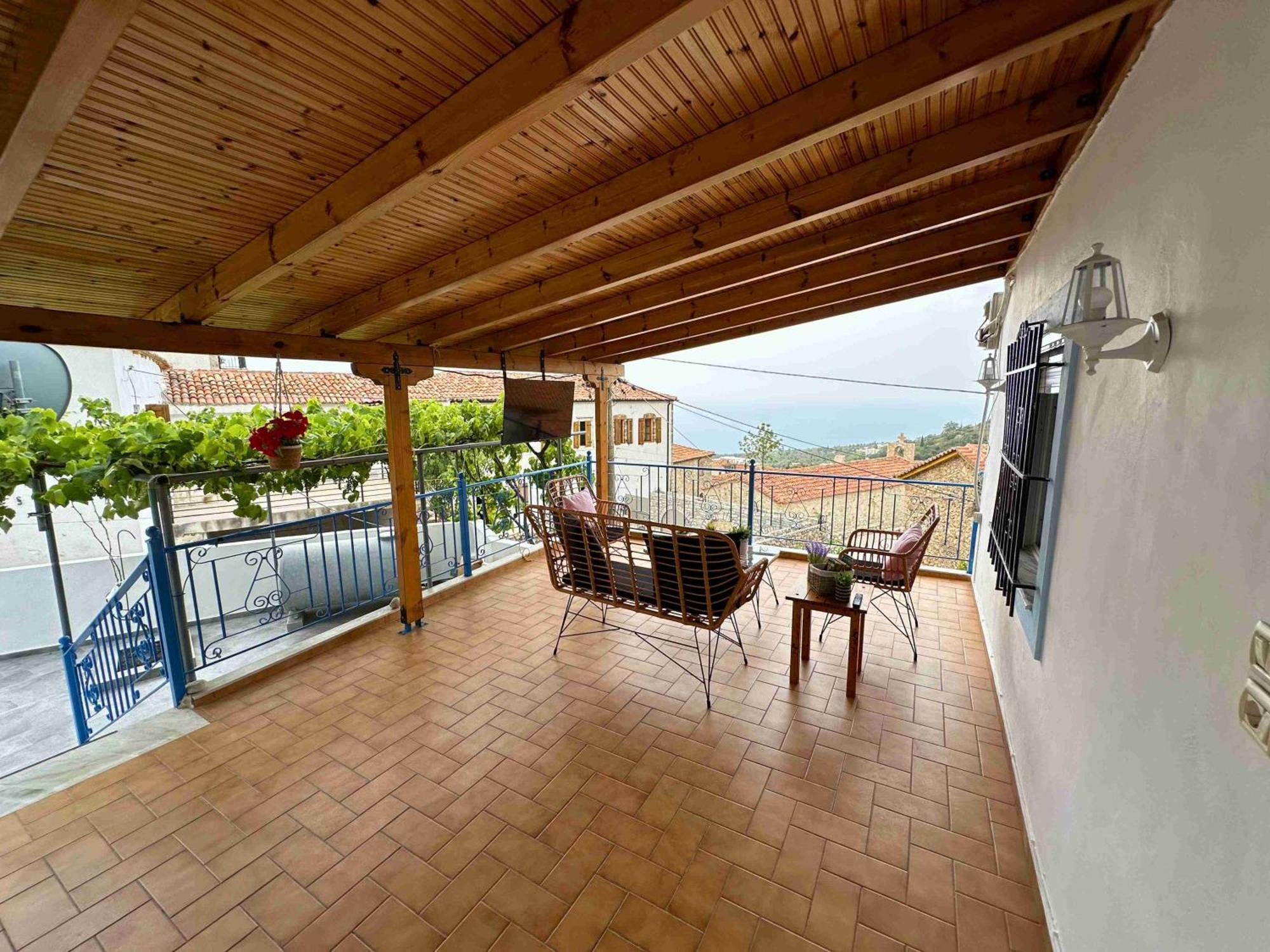 Kalderimi View House Villa Dhermi Ngoại thất bức ảnh