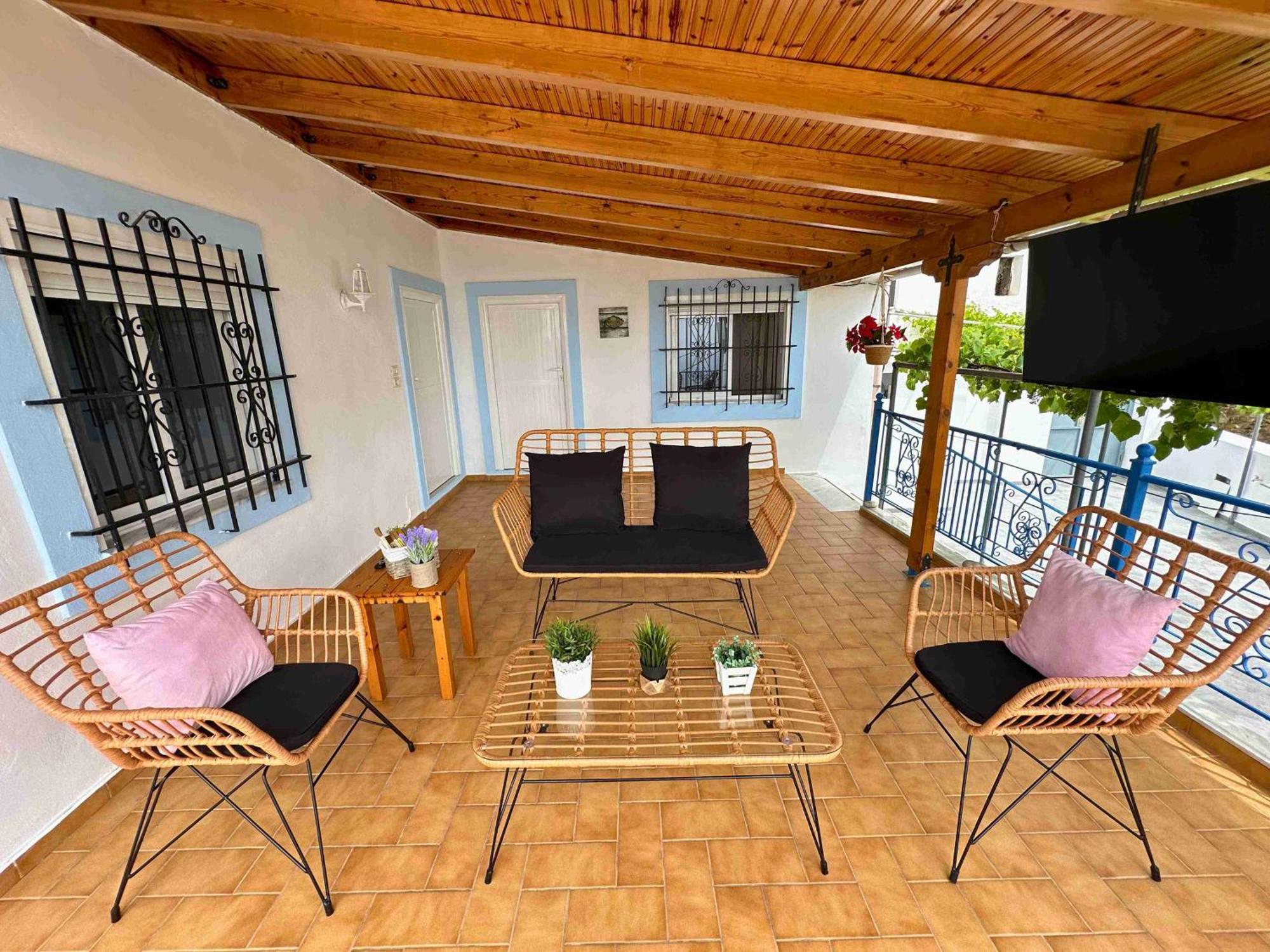 Kalderimi View House Villa Dhermi Ngoại thất bức ảnh